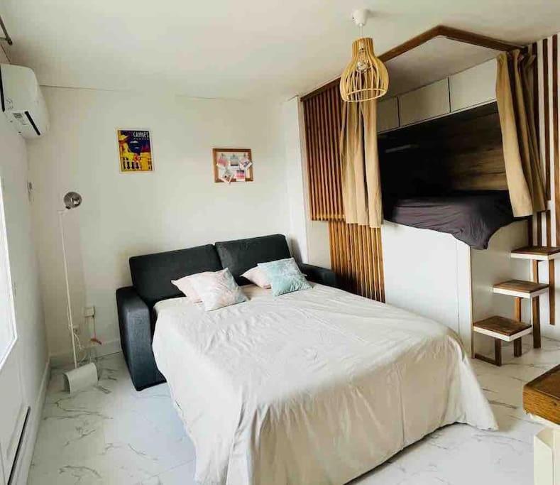 Charmant Studio Pour 3 Personnes Vallauris Exteriér fotografie